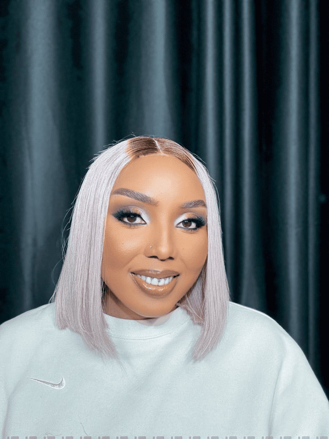 Slizz 10″ grey Vietnamese 2×6 (Glueless) - Slizz Hair Boutique
